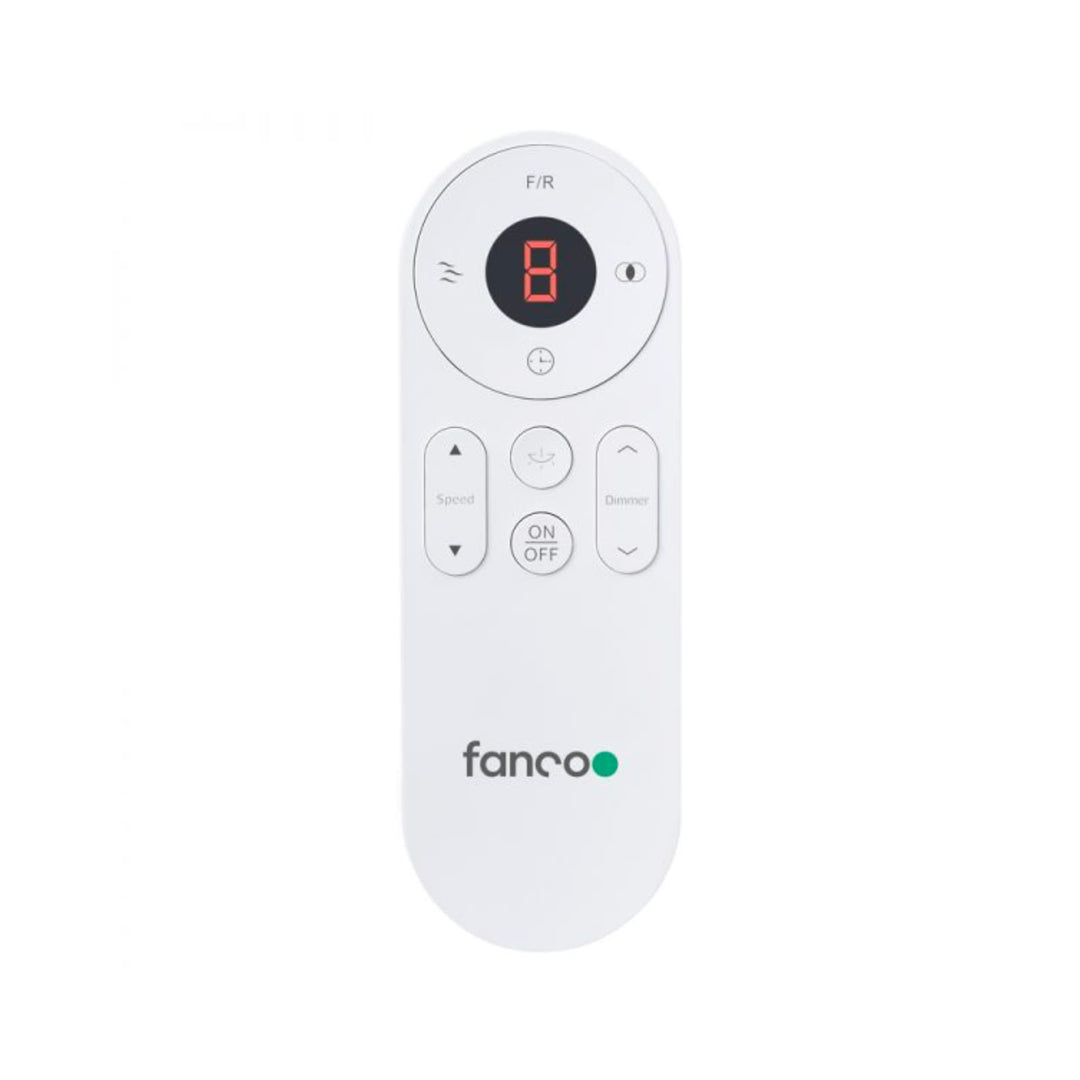 Fanco Smart 52" Horizon High Airflow DC Ceiling Fan & Remote | Black