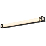 Telbix Gilson Large Tricolour LED Vanity Light | Black