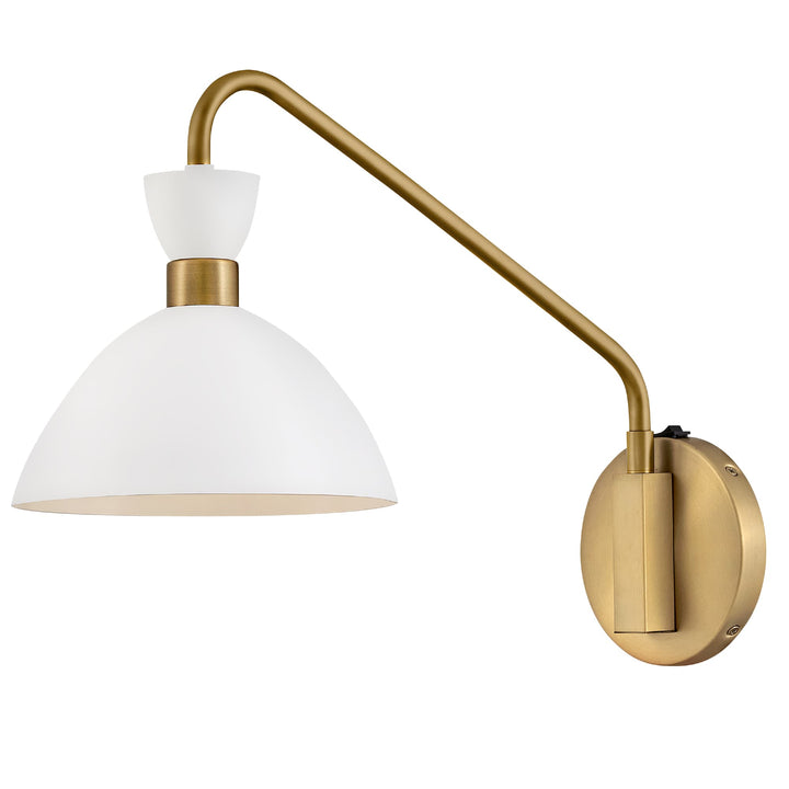 Hinkley Simon Wall Light by Lark | Matte White