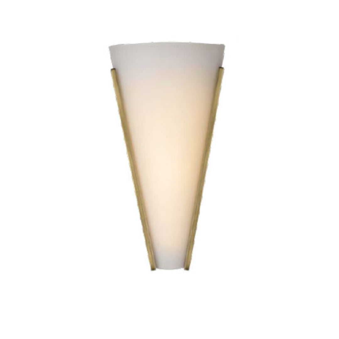 Telbix Saffi Opal 12W CCT LED Wall Light | Antique Brass