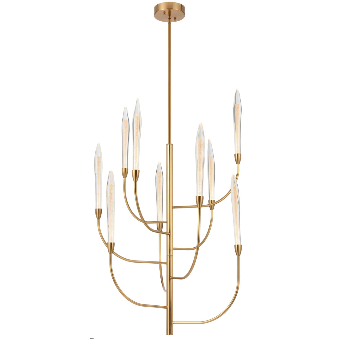 Telbix Archer LED Candelabra Modern Chandelier | 9 Light