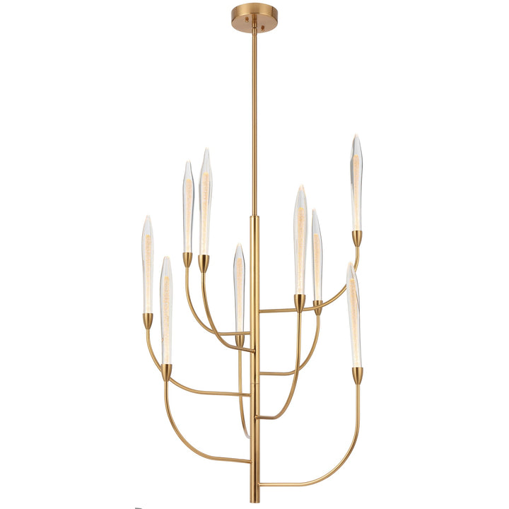 Telbix Archer LED Candelabra Modern Chandelier | 9 Light