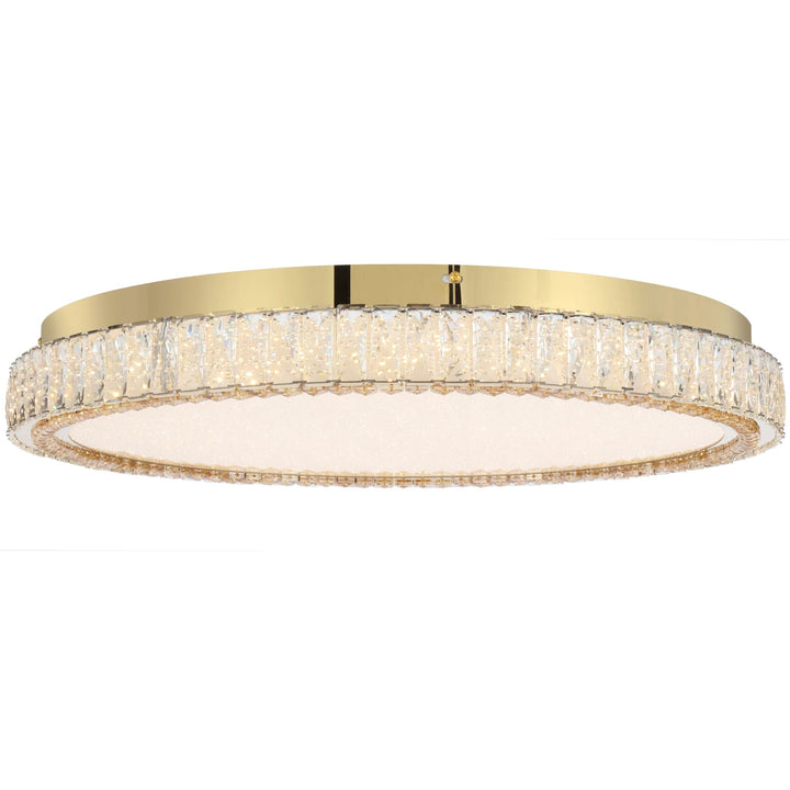 Telbix Lucent 600mm LED Oyster Light | Gold