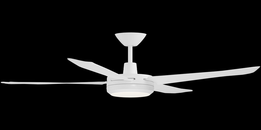 Calibo Enviro 60" (1530mm) DC Ceiling Fan with 18W CCT LED Light and Remote | White
