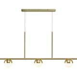 Nordlux Contina 3 Light Pendant | Brass