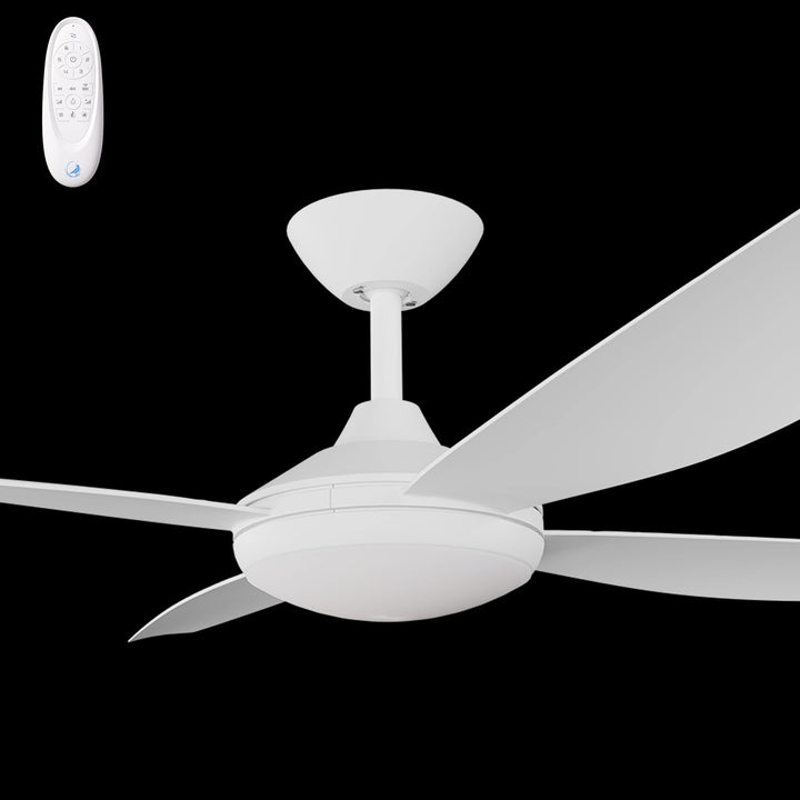 Calibo Vanga 56" DC Smart Ceiling Fan with LED Light and Remote Control | White