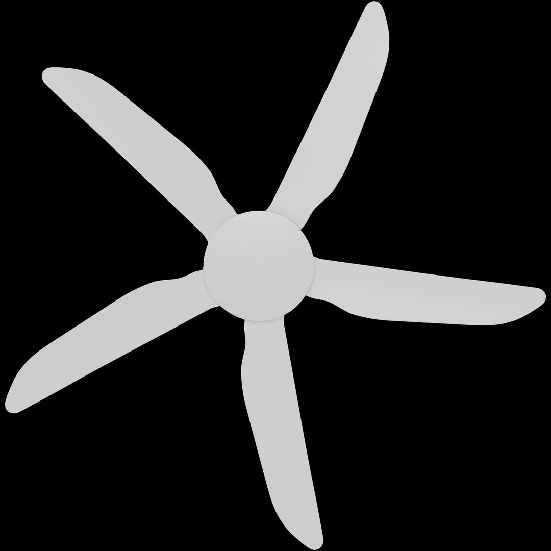 Calibo Storm 52" (1320mm) 5 Blade Indoor/Outdoor DC Ceiling Fan and Remote | White