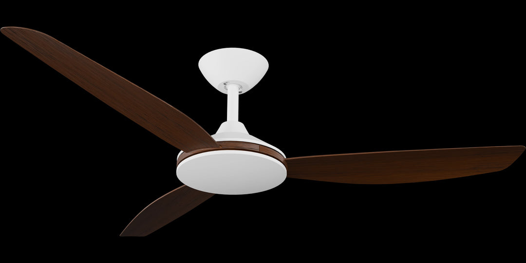Calibo Condor 52" DC Smart Ceiling Fan with Remote Control | White and Koa