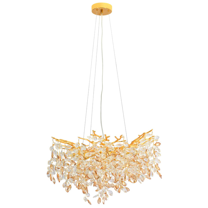 Telbix Molena 8 Light Pendant | Gold