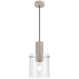 Telbix Mika 180mm Pendant Light | Grey