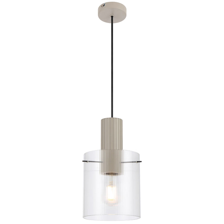 Telbix Mika 180mm Pendant Light | Grey