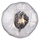 Telbix Zecca Wall Light | Black and Smoke