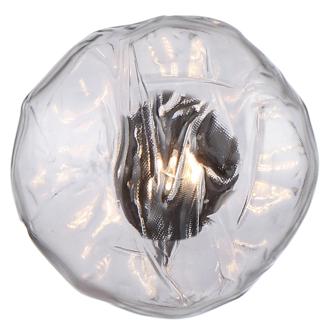 Telbix Zecca Wall Light | Black and Smoke