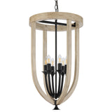 Telbix Black Hosley Pendant Light | 6 Light