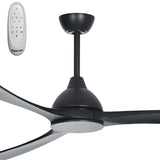 Fanco Sanctuary Oversized 92" Commercial DC Ceiling Fan with Remote for Large Indoor/Outdoor Areas | Black