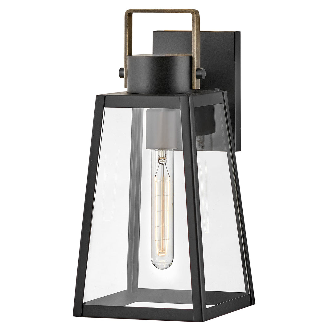 Hinkley Hugh Small Exterior Wall Light by Lark | Black