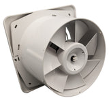 Fanco Dynamic 125 Square Wall/Ceiling Exhaust Fan with Gloss Finish | White