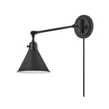 Hinkley Vintage Small Swing Adjustable Wall Sconce (E27) | Black