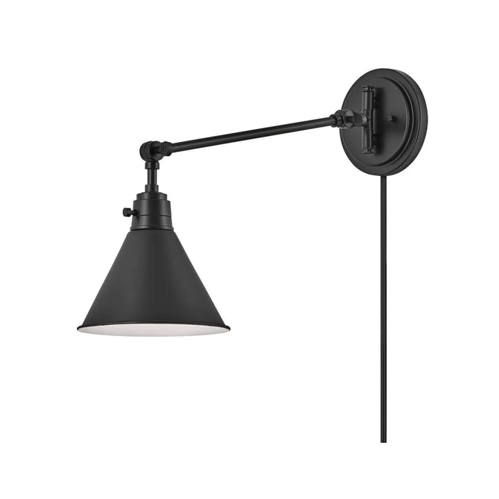 Hinkley Vintage Small Swing Adjustable Wall Sconce (E27) | Black
