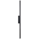 Telbix Ebiza Slimline Tricolour LED Exterior Wall Light | Black