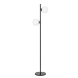 Telbix Figaro 2 Light Floor Lamp (E27) | Black