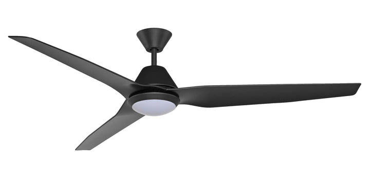 Fanco Smart Infinity-iD 64" (1620mm) DC Ceiling Fan With 18W Dimmable CCT LED Light & Remote | Black