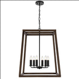 Telbix Black Dalton Pendant Light | 6 Light