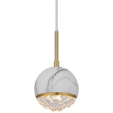 Telbix Oneta 1 Light Pendant | White