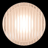 Calibo Gull Round Ribbed Acrylic 3CCT LED Exterior Wall Light | White