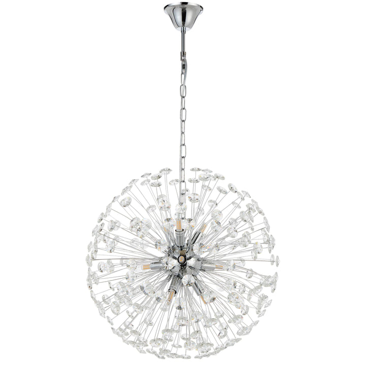 Telbix Lerida 9 Light Pendant | Chrome