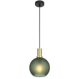 Telbix Patino Small Glass Pendant (E27) | Green