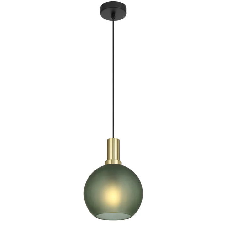 Telbix Patino Small Glass Pendant (E27) | Green