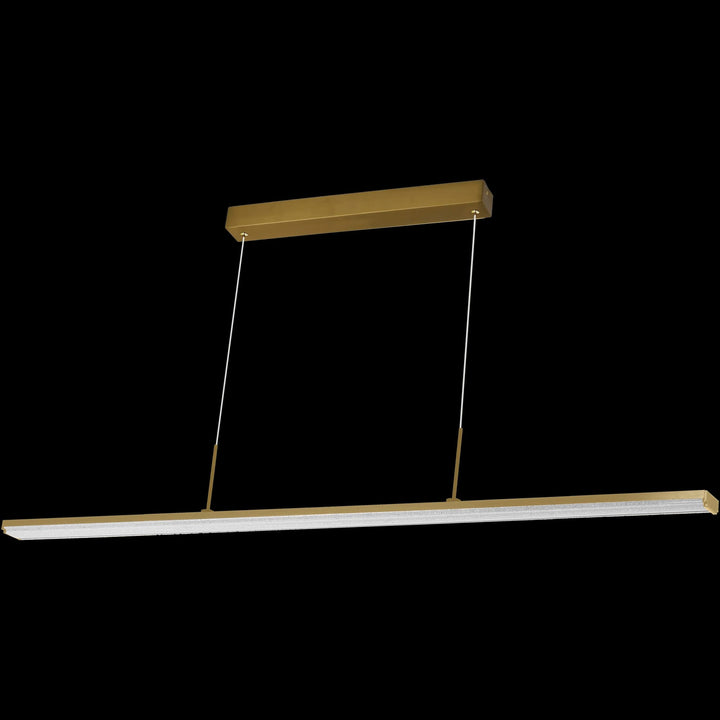 Calibo Dazzle 2000mm Linear LED Pendant | Brass