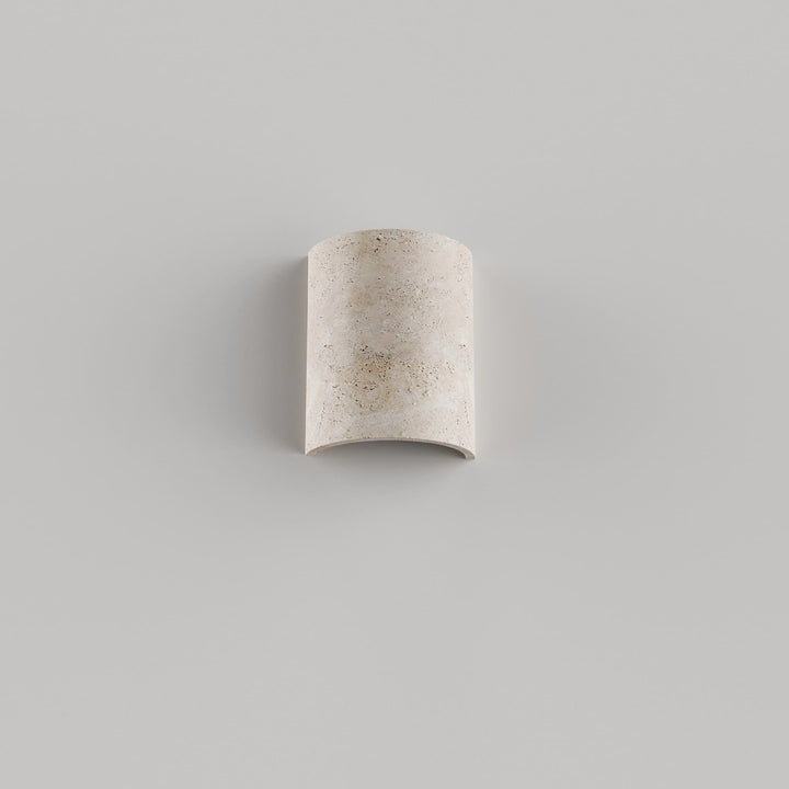 Calibo Inspire Crafted Travertine Up/Down Indoor Wall Light | Beige