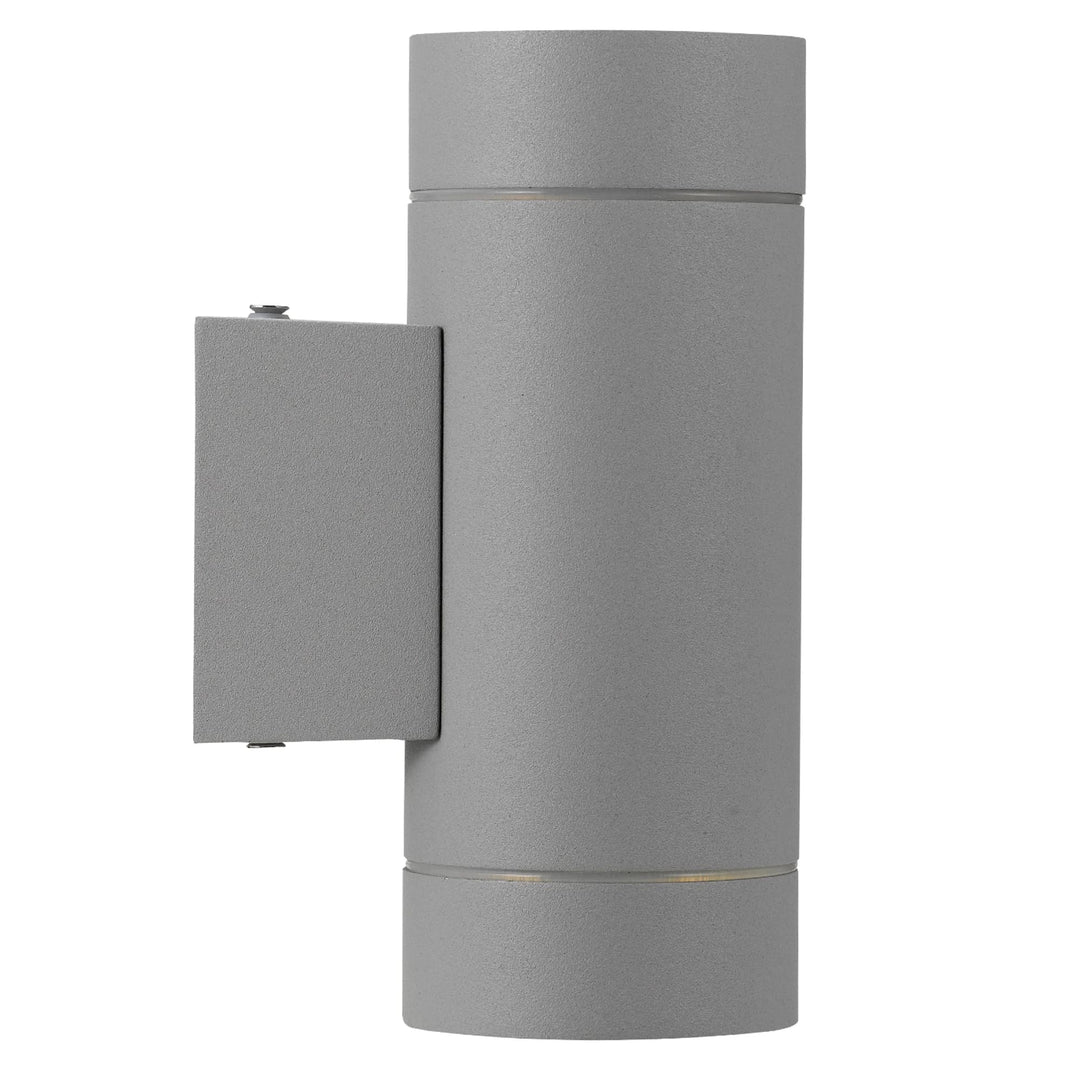 Telbix Kman 12W LED Up/Down Wall Light | Silver