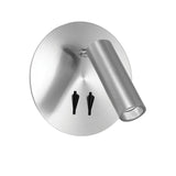 Telbix Esra Round LED Uplighter and Spotlight | Aluminium