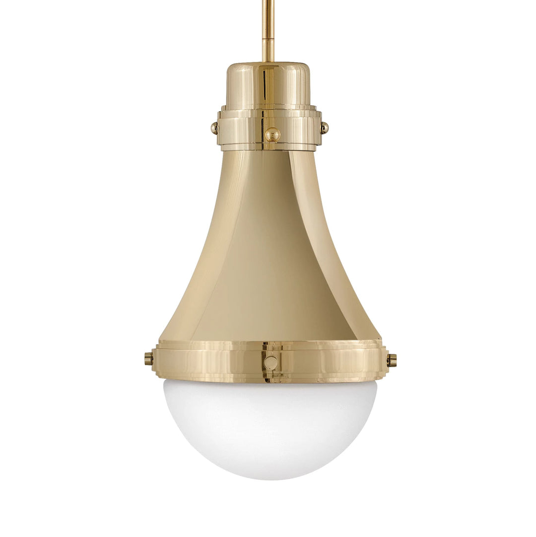 Hinkley Oliver Small Pendant Light | Bright Brass