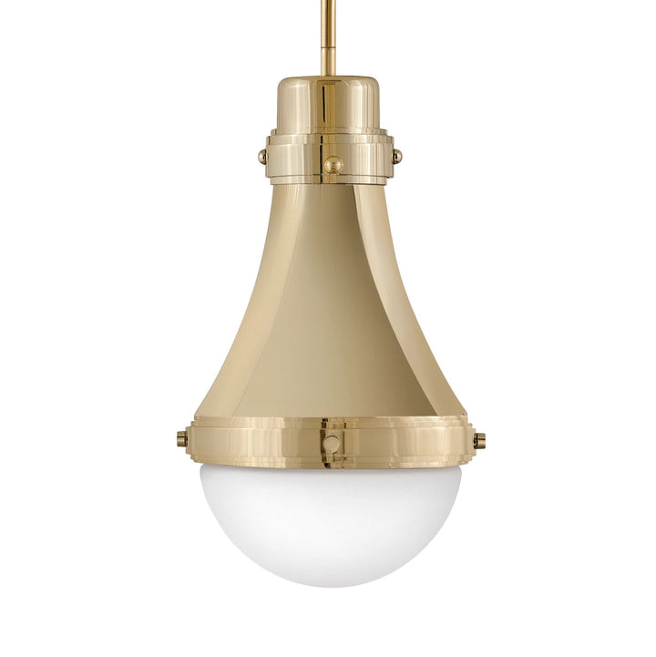 Hinkley Oliver Small Pendant Light | Bright Brass
