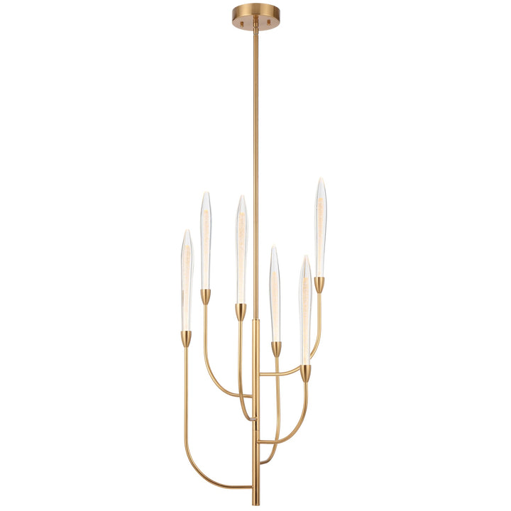 Telbix Archer LED Candelabra Modern Chandelier | 6 Light