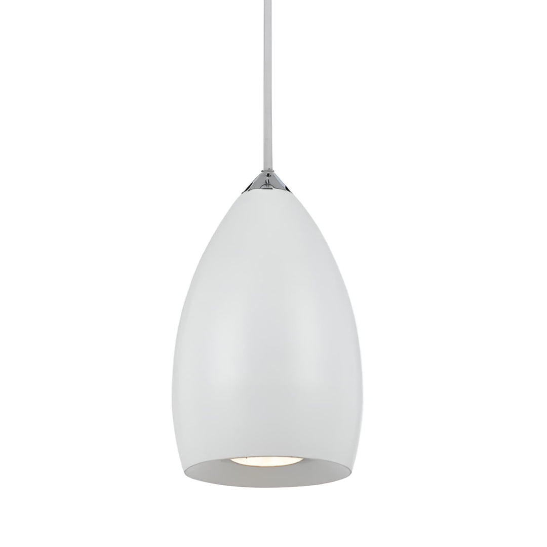 Telbix Tolosa 6W COB GU10 LED Metal Shade Pendant Light | White