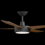 Calibo Enviro 60" (1530mm) DC Ceiling Fan with 18W CCT LED Light and Remote | Black & Koa