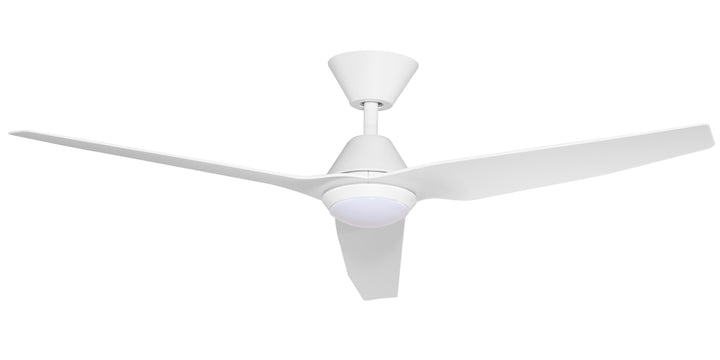 Fanco Infinity-iD 54" Smart DC Ceiling Fan with LED Light and Remote | White