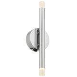 Telbix Milazo 2 Light LED Wall Light | Chrome