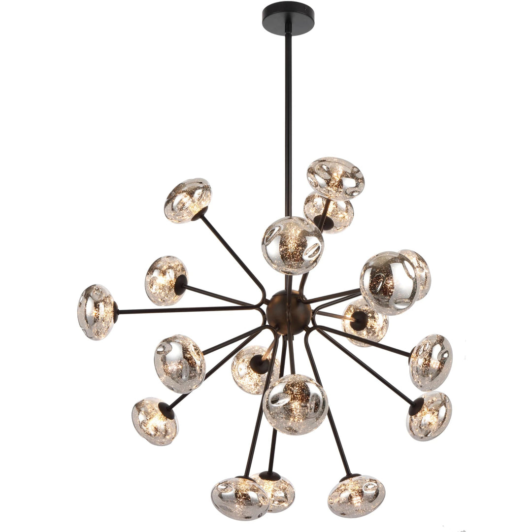 Telbix Varlin 18 Light Pendant | Black
