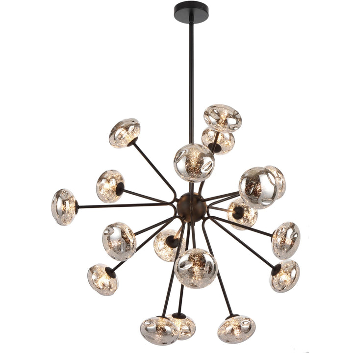 Telbix Varlin 18 Light Pendant | Black