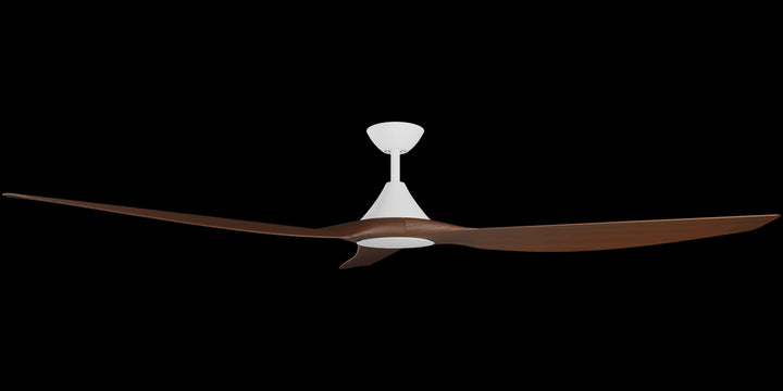 Calibo Smart CloudFan 72" (1830mm) ABS DC Ceiling Fan and Remote | White & Koa