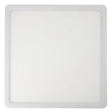 Telbix Lunos Square White Frame Dimmable 3CCT LED Oyster Light with Flex and Plug | Large