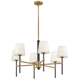 Hinkley Saunders Medium Chandelier Light | Lacquered Brass