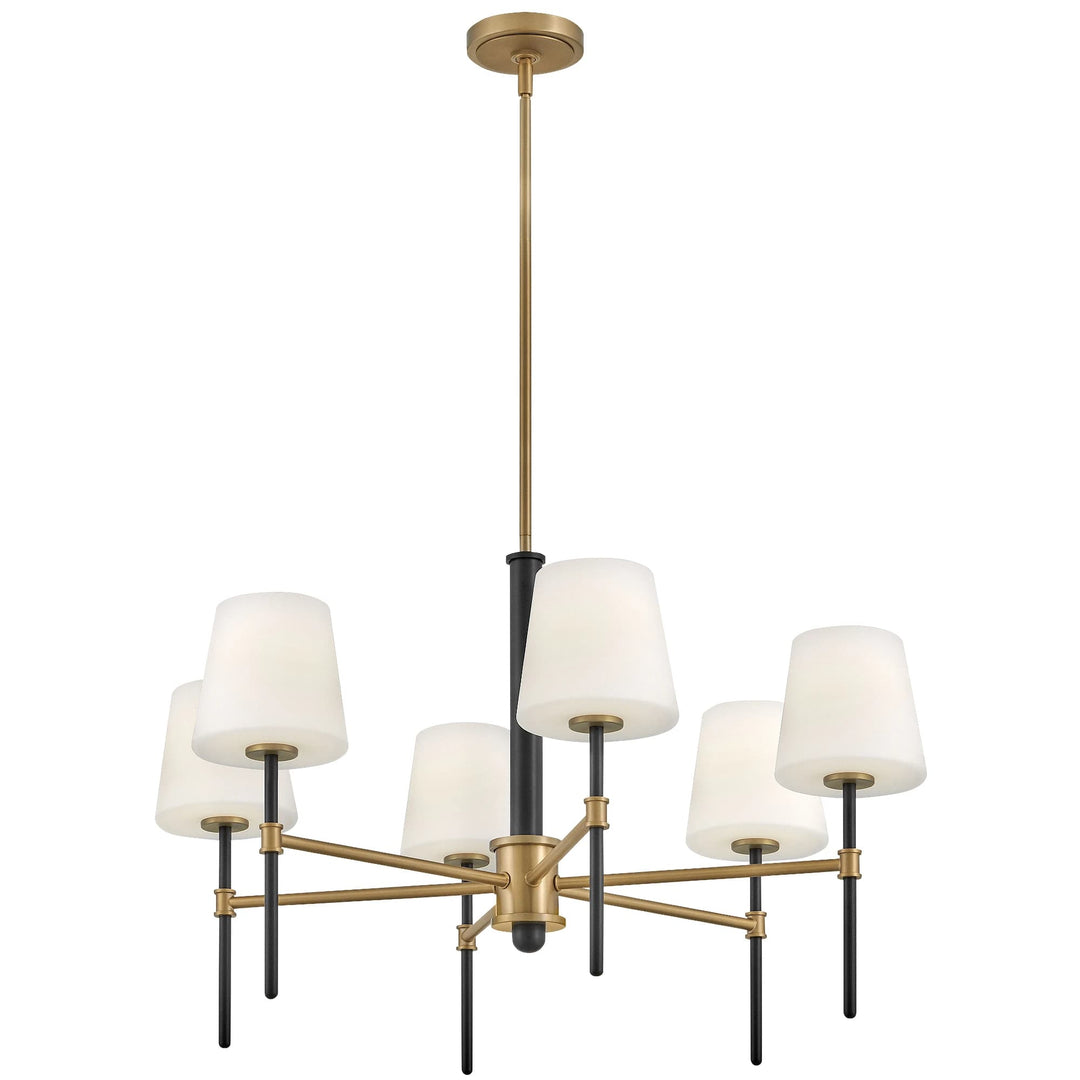 Hinkley Saunders Medium Chandelier Light | Lacquered Brass