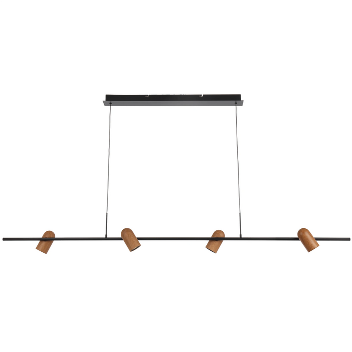 Telbix Kindle 4 Light Pendant Light | Black